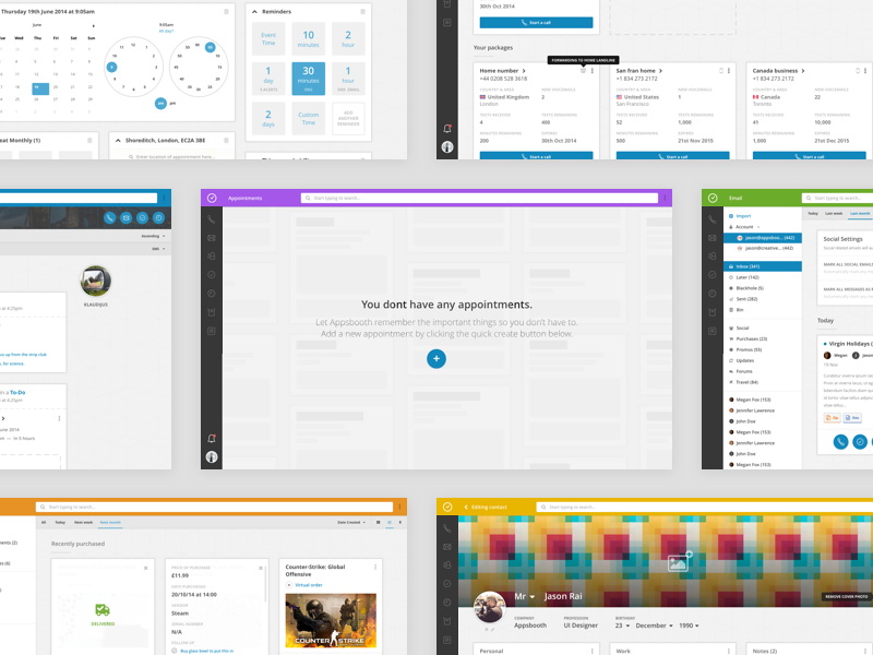 BusyMe Web App by Jason Rai on Dribbble