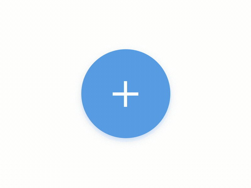 Floating Action Button animation fab floating action button interaction interaction design minimal minimalist minimalistic principle principle app ui ux