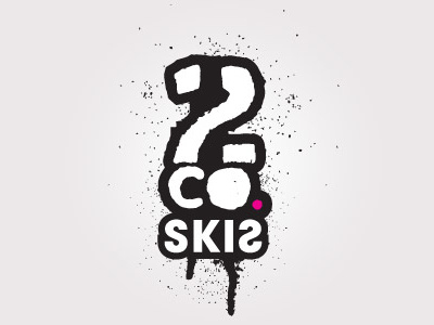 2Co Skis artisan skis branding