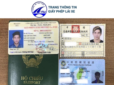 Dich vu doi bang lai xe Dai Loan sang Viet Nam UY TIN branding logo