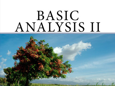(READ)-Basic Analysis II: Introduction to Real Analysis, Volume app book books branding design download ebook illustration logo ui