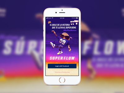SuperFlow Concept app concept interface nfl ruffles ui