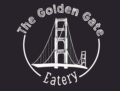 The Golden Gate Eatery Logo branding design food graphic design illustration logo restaurant