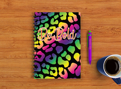 Be Bold Notebook Design design graphic design illustration notebook product design stationery