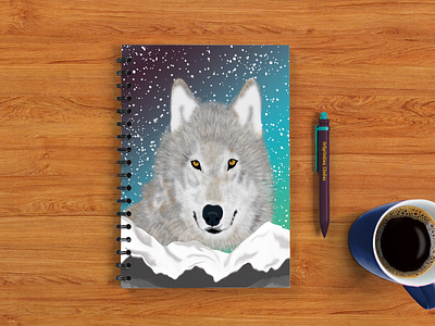 Wolf notebook Design