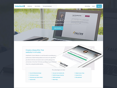 OrderDeck Custom Websites