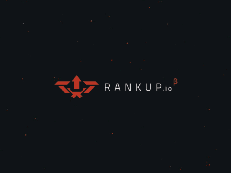 RankUp.io Launching On Demand CS:GO Severs branding counter strike embers gaming logo rankup servers video games