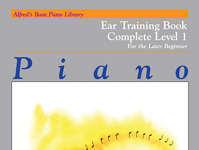 (BOOKS)-Alfred's Basic Piano Library Ear Training Complete, Bk 1 app book books branding design download ebook illustration logo ui