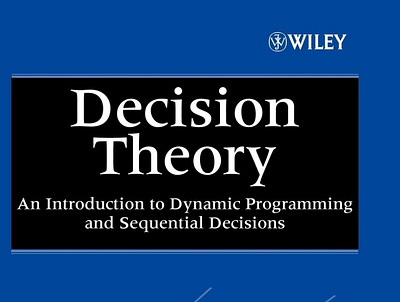 (DOWNLOAD)-Decision Theory: An Introduction to Dynamic Programmi app book books branding design download ebook illustration logo ui