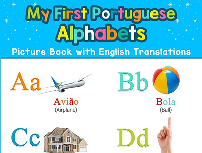 (READ)-My First Portuguese Alphabets Picture Book with English T app book books branding design download ebook illustration logo ui