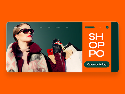 Оnline store SHOPPO branding design site ui ux web webdesign