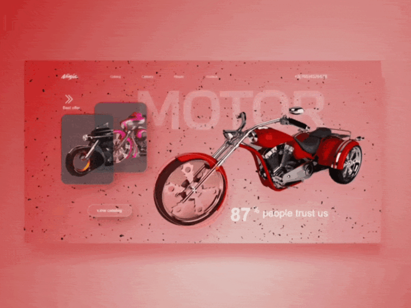 Website for exclusive motorcycle models