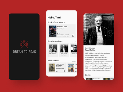 App for reading books app booksapp design ui ux