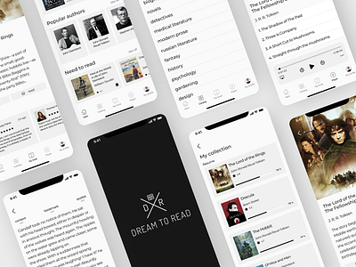 App for reading books app booksapp design ui ux