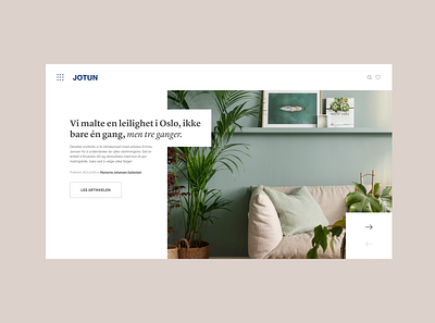 Jotun - Website Redesigned design ux web website