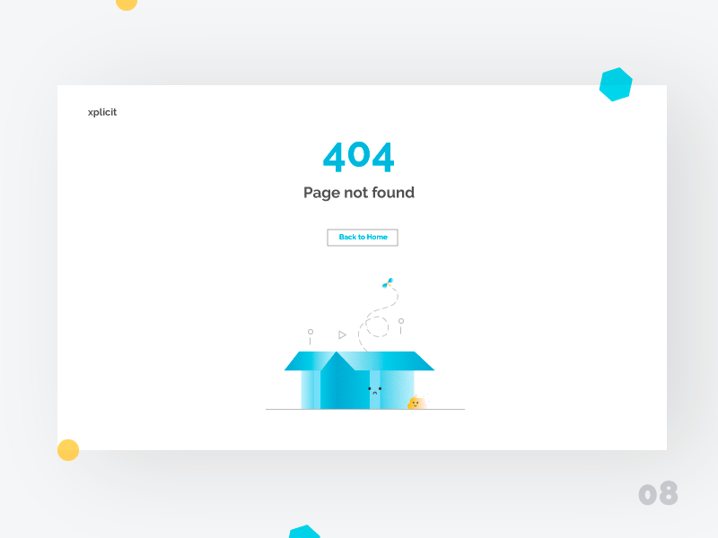 404 error - Daily UI:: #008