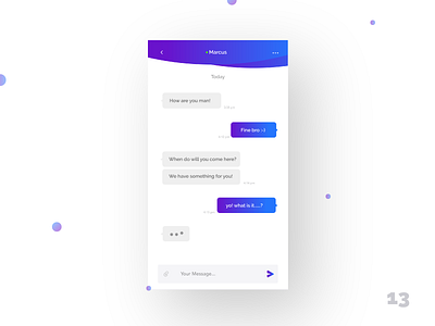 Direct Messaging - Daily UI:: #013