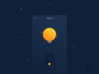 On/Off Switch - Daily UI:: #015 app bubbles chat box color dailyui flash gradient mobile onoff switch ui