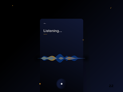 Search - Daily UI:: #022 app color dailyui gradient mobile search siri ui voice search wave