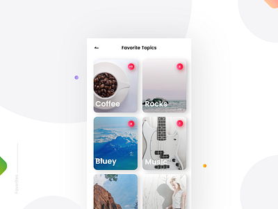 Favorites - Daily UI:: #044