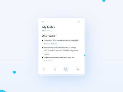 Notes Widget- Daily UI:: #065