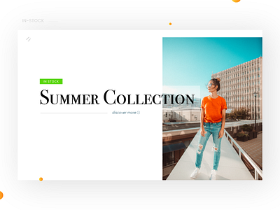 Currently In-Stock- Daily UI:: #096 collection currently dailyui day96 fashion girl glass in stock landingpage summer ui ux