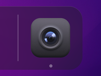 Camera App Icon 2021 app camera design icon ios macos skeuo skeuomorphism