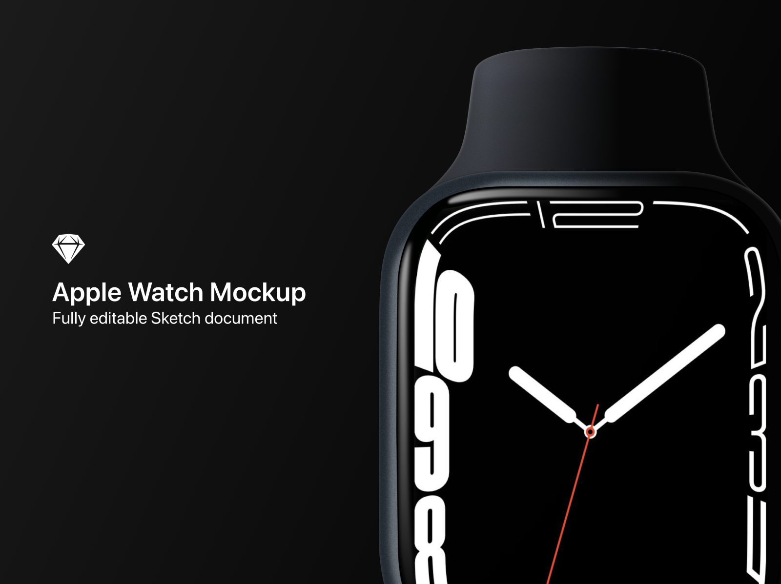 Free High Quality Apple Watch Series 7 PSD Mockup - TitanUI