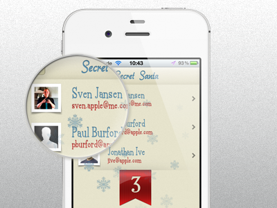 Secret Santa app christmas ios iphone xmas