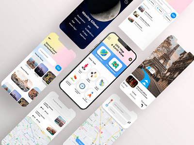 GPS Navigation App Ui