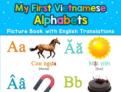 (READ)-My First Vietnamese Alphabets Picture Book with English T app book books branding design download ebook illustration logo ui