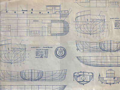 Dutch Barge Blueprints boat drawing dutchbarge sketch