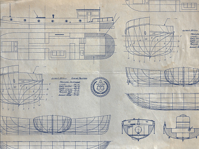 Dutch Barge Blueprints