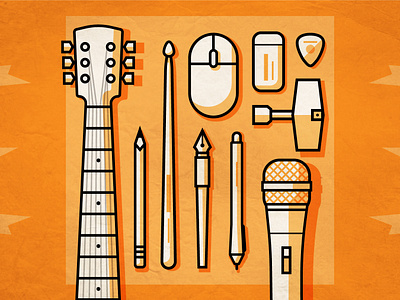 Why Musicians Make Great Creatives art design illustration jajo music musician vector