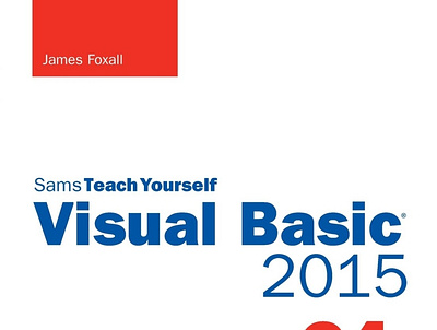 (BOOKS)-Visual Basic 2015 in 24 Hours, Sams Teach Yourself app book books branding design download ebook illustration logo ui