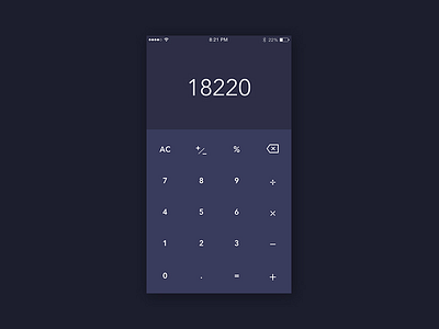 Daily UI Challenge - Calculator