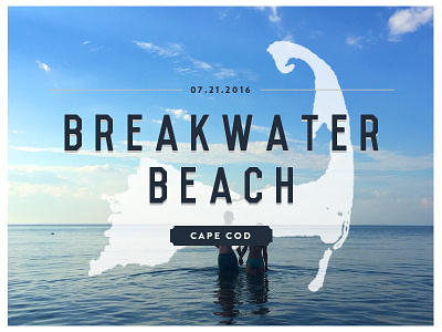 Ha gets engaged! cape cod clean design typography