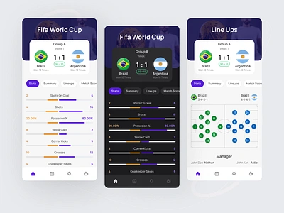 Onest Football Live Score android ui app app design design football ios ui live score minimal mobile app mobile app design mobile ui soccer typography ui uiux ux