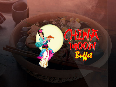 China Moon Buffet adobe illustrator adobe photoshop china moon restraunt graphic design iphone app design mobile app splash