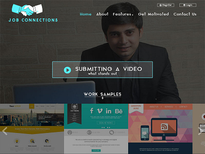 Job Connections adobe illustrator adobe photoshop graphic designing web designing website design