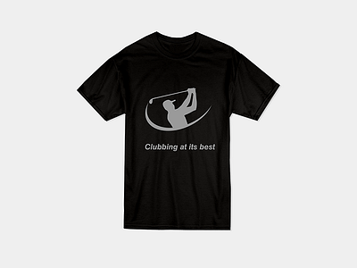 T-shirt design for golf player