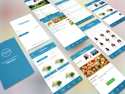 eYahweh App ui Screen app cart design eyahweh home screen signin splash ui user