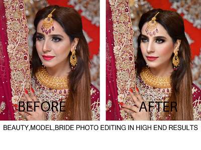 beauty, model, bride, photo editing in Photoshop & Lightroom beauty retouch graphic design model photoshop wedding album design