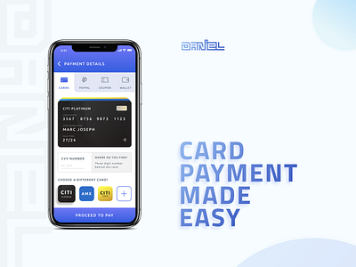 Credit Card Payment UI creativity creditcard dailyui design gradiant payment payment method ui