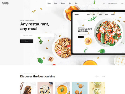 Restaurant web UI Design design digital product design ecommerce website elementor ui ux uxui design web ui desgn website design