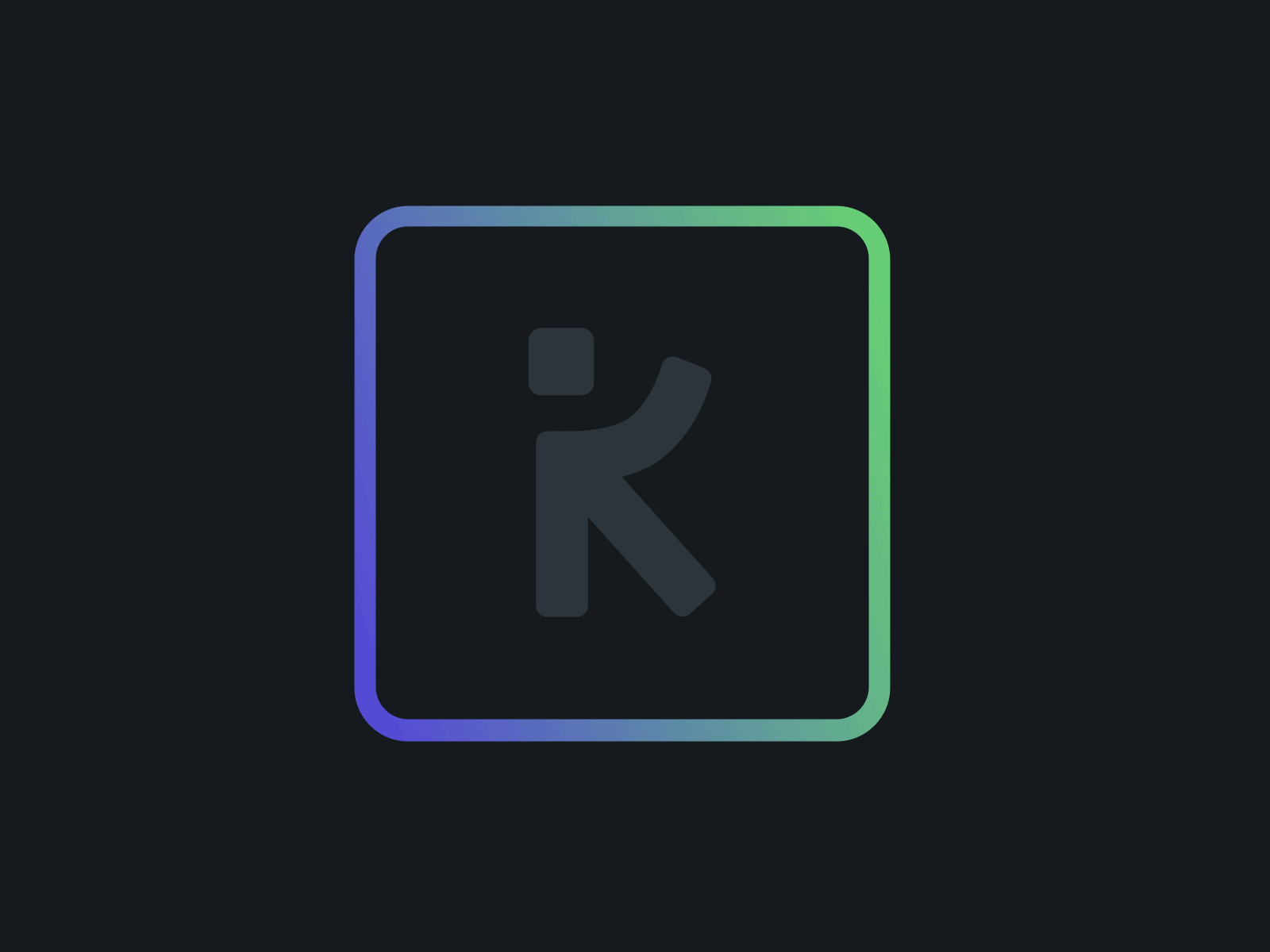 'Waving K' Loading Spinner: Known2Me icon logo k k icon loader loading spinner logo logo design waving