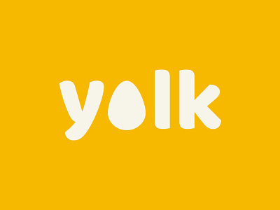 Yolk Logo branding egg logo logo yellow yellow logo