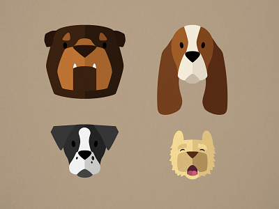 Onomatopoeia App animation app character design cutout dog illustration dogs illustration onomatopeia ui ux