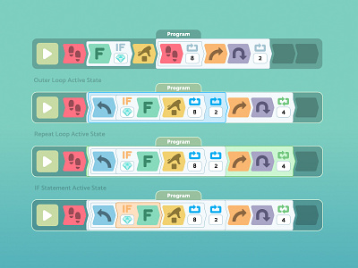 Rodocodo: Kids educational coding app UI UX