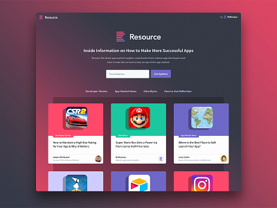 Resource: App market knowledge base